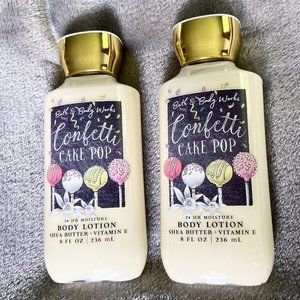 Confetti Cake Pop Body Lotion - 2 Bottles